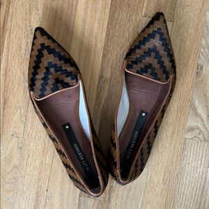 Matt Bernson Gauloise Calf Hair Pointed Flats